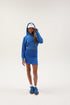TERRY CLOTH CROPPED SWEATSHIRT