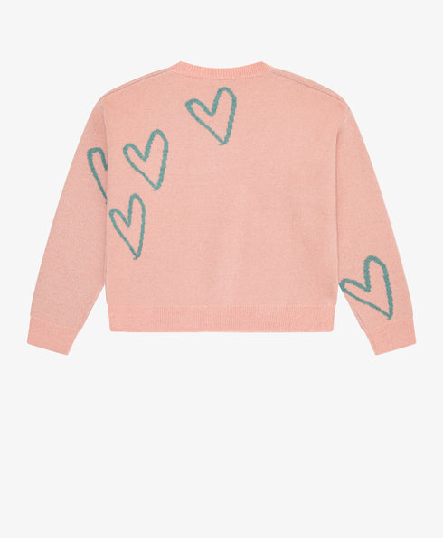 Boxy Hearts Sweater