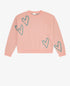 Boxy Hearts Sweater