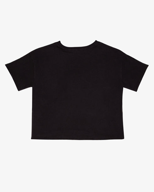 COTTON JERSEY RAW EDGE POCKET TEE