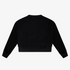 COTTON FLEECE REVERSE INSERT SWEATER