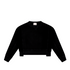 COTTON FLEECE REVERSE INSERT SWEATER