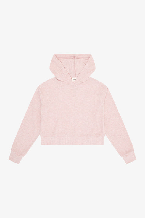 HACCI RIB BOX HOODIE PULLOVER