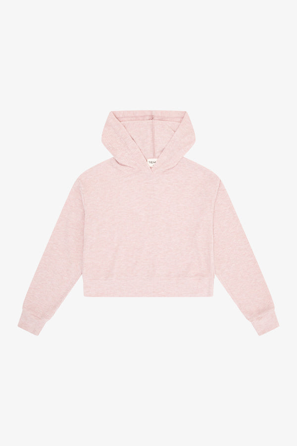 Hacci Rib Box Hoodie Pullover