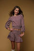 3-TIERED MINI SKIRT WITH SMOCKED WAISTBAND