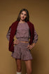 3-TIERED MINI SKIRT WITH SMOCKED WAISTBAND