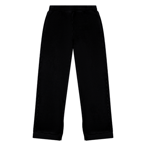 COTTON FLEECE SPLIT HEM POCKET PANT