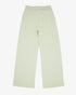 FRENCH TERRY PLEATED WIDE LEG PANT