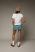 RAW SEAMED SWING SHORT