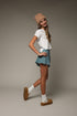 RAW SEAMED SWING SHORT