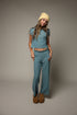 SMOCKED WAISTBAND PANT