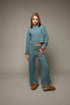 HACCI RIB WIDE LEG PANT