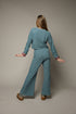 HACCI RIB WIDE LEG PANT