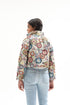 Tapestry Floral L/S Mock Puffer Jacket