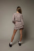 3-TIERED MINI SKIRT WITH SMOCKED WAISTBAND