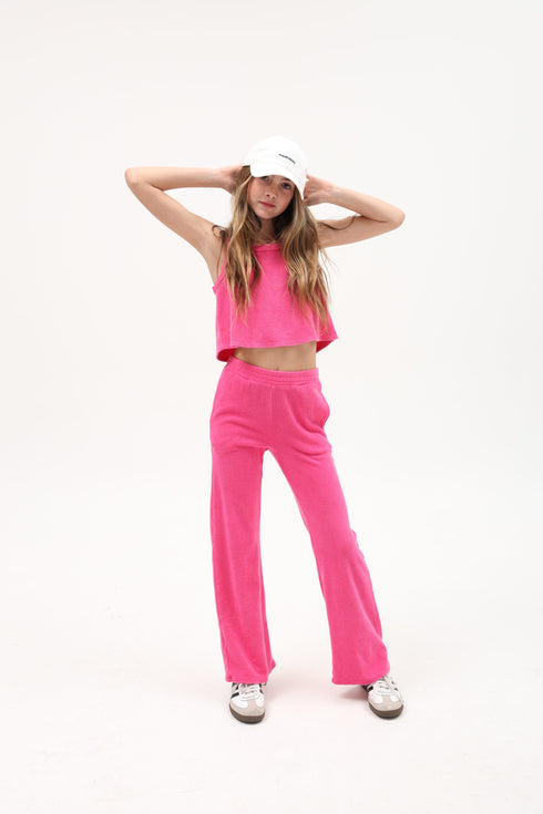 TERRY CLOTH RACERBACK