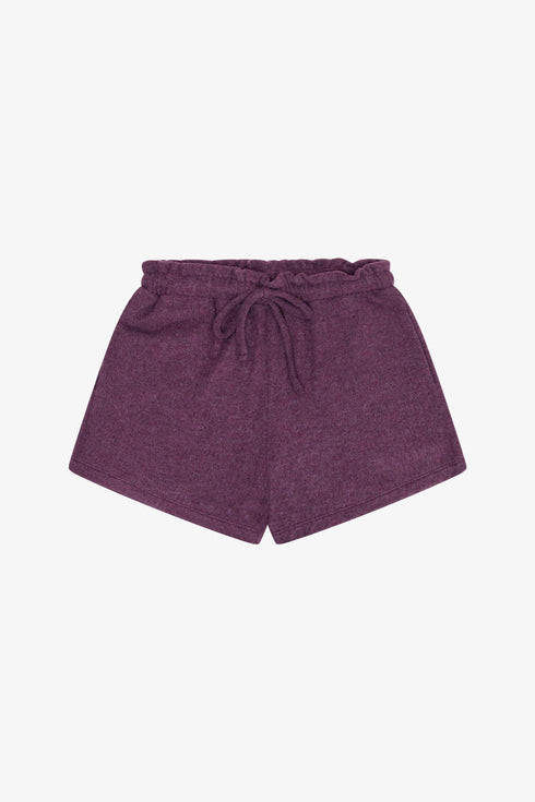 HACCI JERSEY HIGH WAIST DRAWSTRING SHORTS