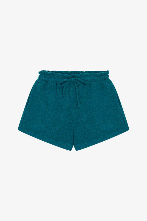 HACCI JERSEY HIGH WAIST DRAWSTRING SHORTS
