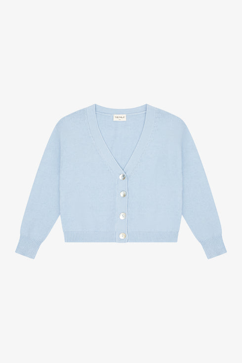 V NECK BUTTON DOWN CARDIGAN