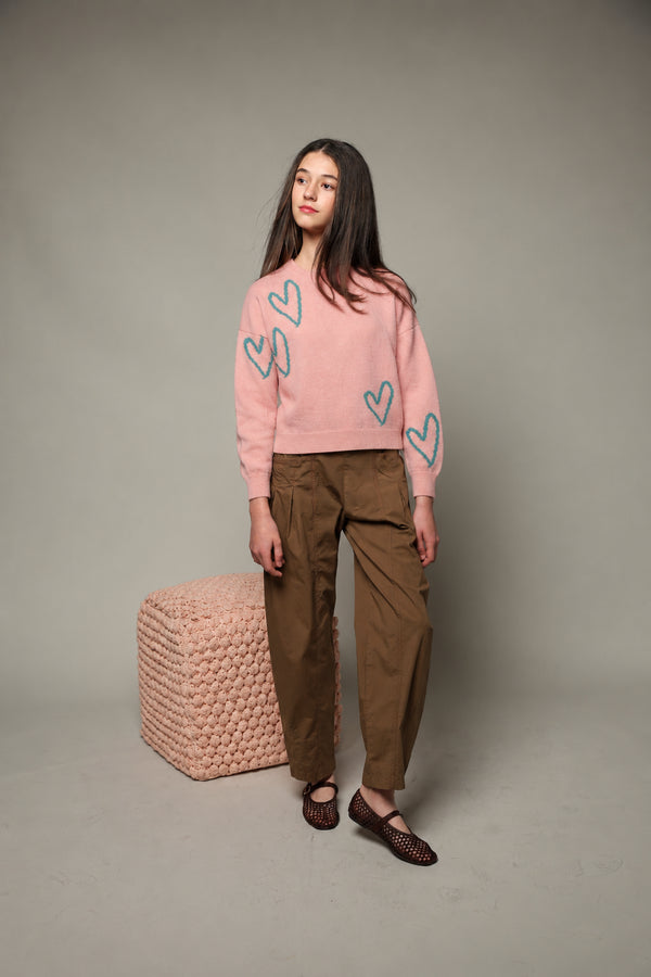 BOXY HEARTS SWEATER