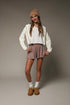 RAW SEAMED SWING SHORT
